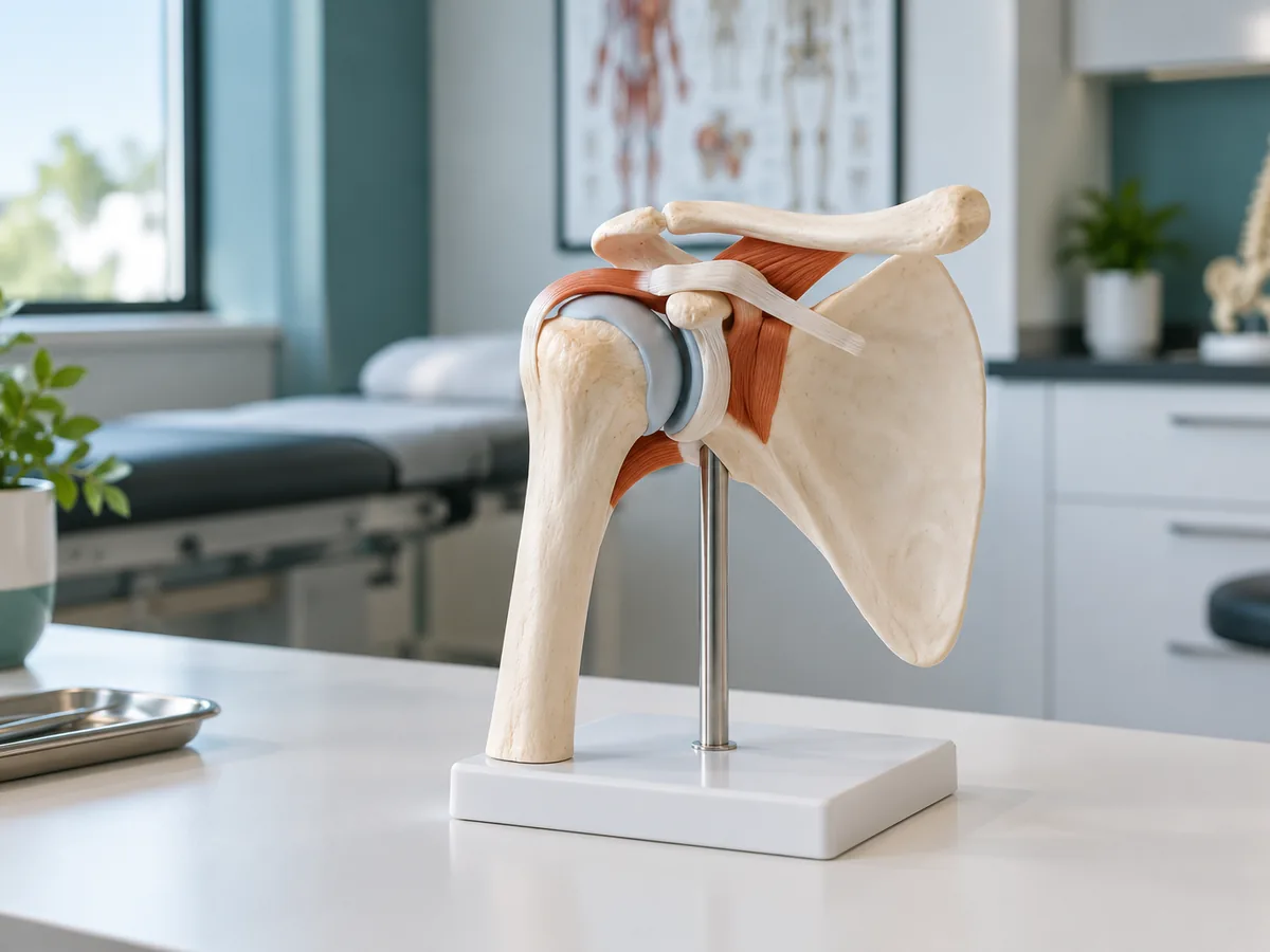 Anatomical model of the shoulder joint